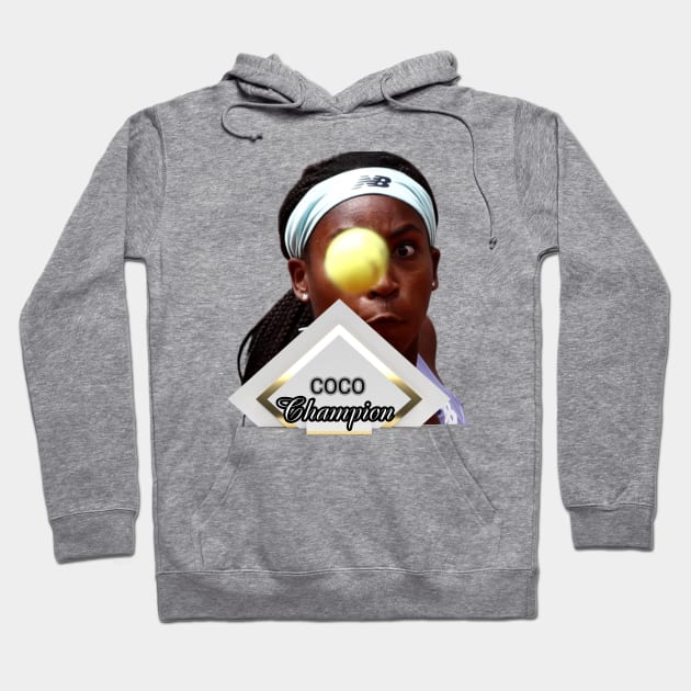 CoCo gauff Hoodie by Light Up Glow 